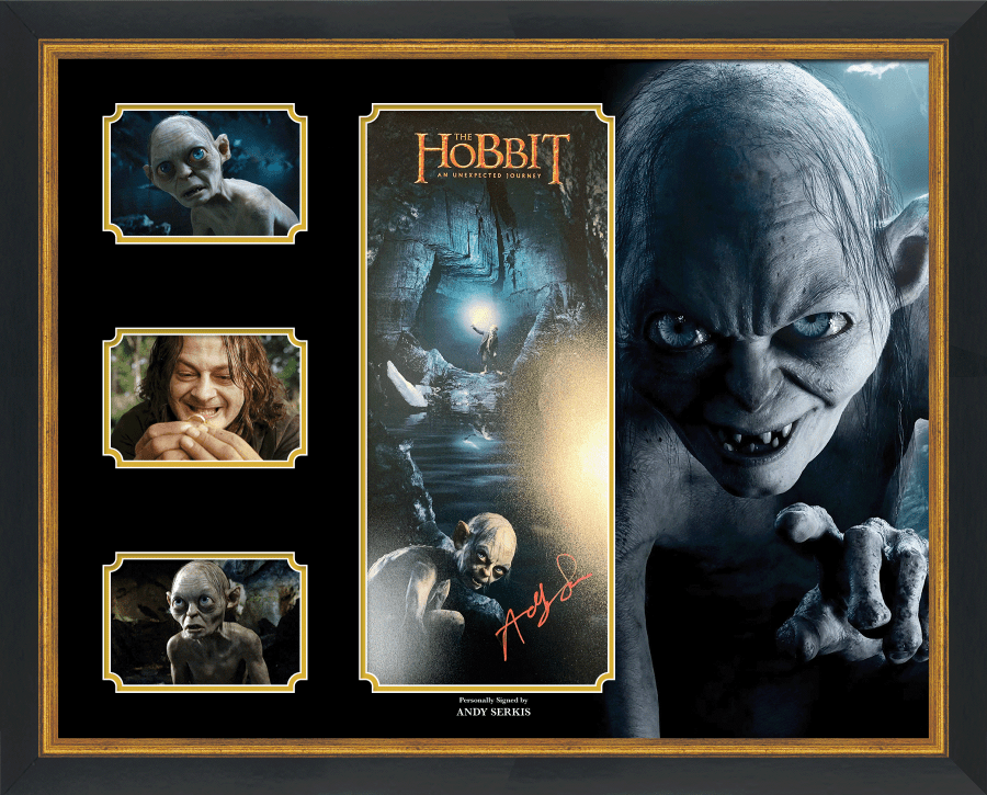The Hobbit Large Poster Signed by Andy Serkis - Memorabilia Framers Shop